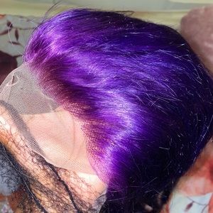 Purple Frontal Wig